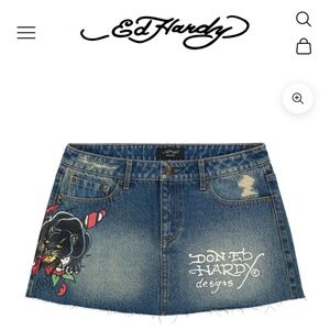 Ed Hardy Denim Skirt